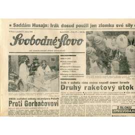 Svobodné slovo (21.1.1991) - staré noviny