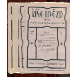 Říše hvězd, ročník VIII., čísla 1-10/1927 (hvězdy, hvězdářství, astronomie) - časopis