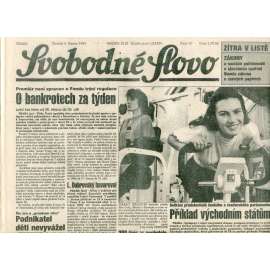 Svobodné slovo (4.3.1993) - staré noviny