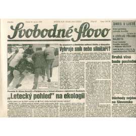 Svobodné slovo (26.2.1993) - staré noviny