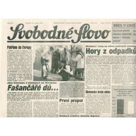 Svobodné slovo (22.2.1993) - staré noviny