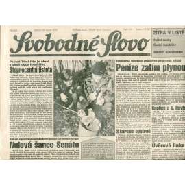 Svobodné slovo (10.2.1993) - staré noviny
