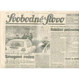 Svobodné slovo (5.2.1993) - staré noviny