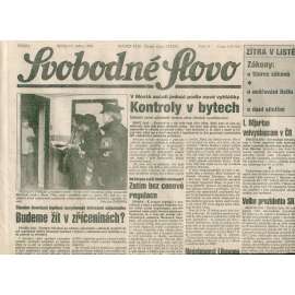 Svobodné slovo (13.1.1993) - staré noviny