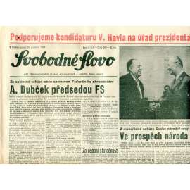 Svobodné slovo (29.12.1989) - staré noviny