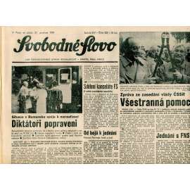Svobodné slovo (27.12.1989) - staré noviny