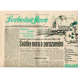 Svobodné slovo (24.12.1989) - staré noviny