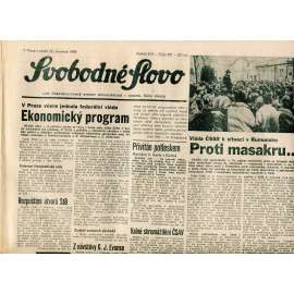 Svobodné slovo (22.12.1989) - staré noviny