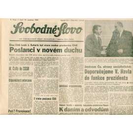Svobodné slovo (19.12.1989) - staré noviny