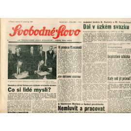 Svobodné slovo (16.12.1989) - staré noviny Svobodné slovo (16.12.1989) - staré noviny