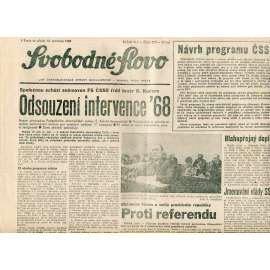 Svobodné slovo (13.12.1989) - staré noviny