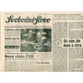 Svobodné slovo (6.12.1989) - staré noviny