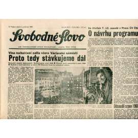 Svobodné slovo (5.12.1989) - staré noviny