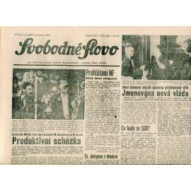 Svobodné slovo (4.12.1989) - staré noviny