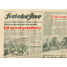 Svobodné slovo (28.11.1989) - staré noviny