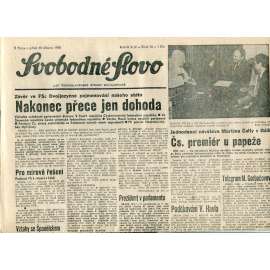 Svobodné slovo (30.3.1990) - staré noviny