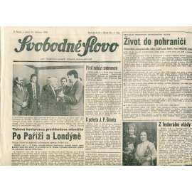 Svobodné slovo (27.3.1990) - staré noviny