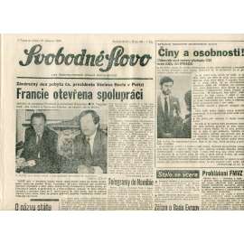 Svobodné slovo (21.3.1990) - staré noviny