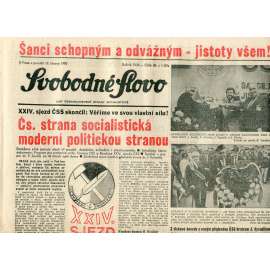 Svobodné slovo (19.3.1990) - staré noviny