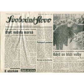 Svobodné slovo (17.1.1990) - staré noviny