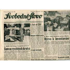 Svobodné slovo (26.9.1990) - staré noviny