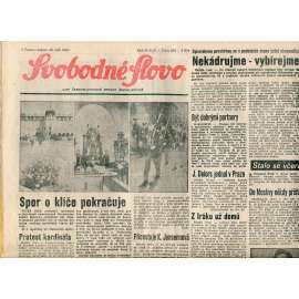 Svobodné slovo (22.9.1990) - staré noviny