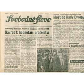 Svobodné slovo (14.9.1990) - staré noviny
