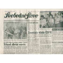 Svobodné slovo (17.8.1990) - staré noviny