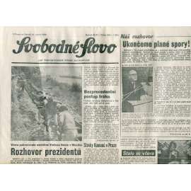 Svobodné slovo (16.8.1990) - staré noviny