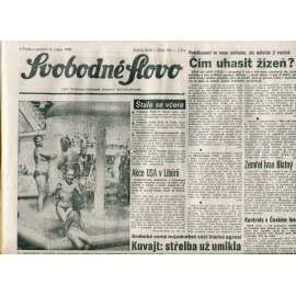 Svobodné slovo (6.8.1990) - staré noviny