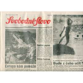 Svobodné slovo (28.7.1990) - staré noviny