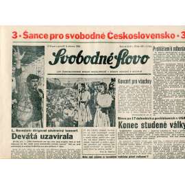 Svobodné slovo (4.6.1990) - staré noviny