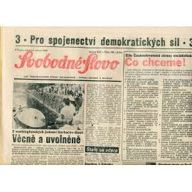 Svobodné slovo (2.6.1990) - staré noviny Svobodné slovo (2.6.1990) - staré noviny