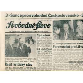 Svobodné slovo (31.5.1990) - staré noviny