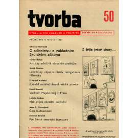 Tvorba, ročník XVI., číslo 50/1947 (10.12.1947) - Týdeník pro kulturu a politiku (časopis, noviny)