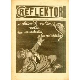 Reflektor, ročník III., číslo 18/1925 (časopis, noviny, 1. republika) - není kompletní
