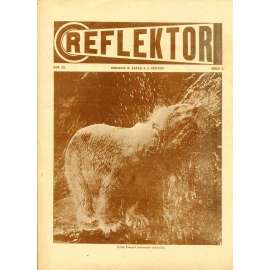 Reflektor, ročník III., číslo 1 (časopis, noviny, 1. republika)