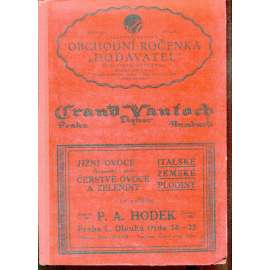 Dodavatel. Obchodní ročenka na rok 1927 (1. republika, obchod, kalendář, inzerce, reklama)