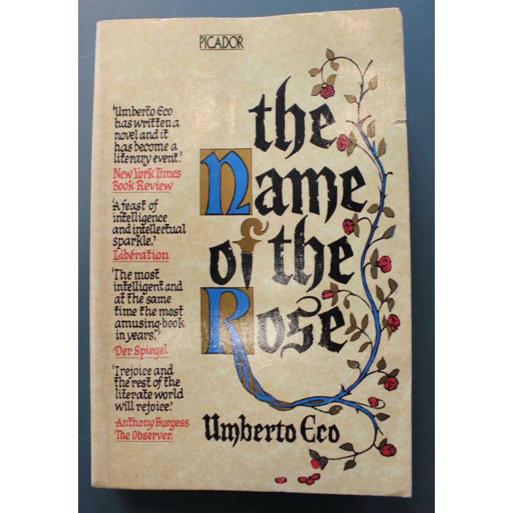 The Name of the Rose (Jméno růže, detektivka, středověk)