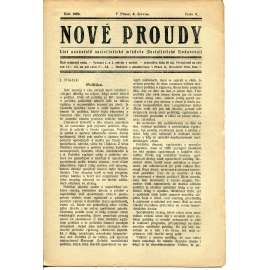 Nové proudy. List nezávislé socialistické mládeže (6.6./1923) - staré noviny, 1. republika