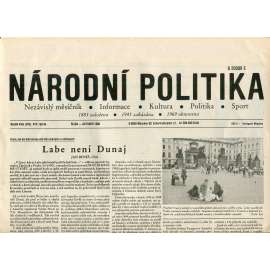 Národní politika (říjen 1990) - noviny, exil