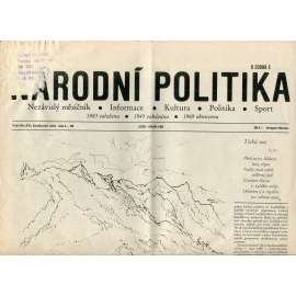 Národní politika (leden 1989) - noviny, exil