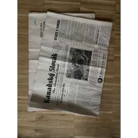 Kanadský Slovák, ročník XXIII., čísla 33 a 38/1964. (exil, noviny)