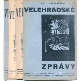 Velehradské zprávy, ročník XIX., číslo 1-4/1938 (Velehrad)