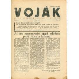 Voják. List pracujících ve vojenském kabátě (ročník IV., číslo 11/1933) - staré noviny, 1. republika