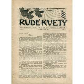 Rudé květy, ročník VI. číslo 10/1907 (Illustrovaný lidový měsíčník pro zábavu a poučení) - noviny, časopis