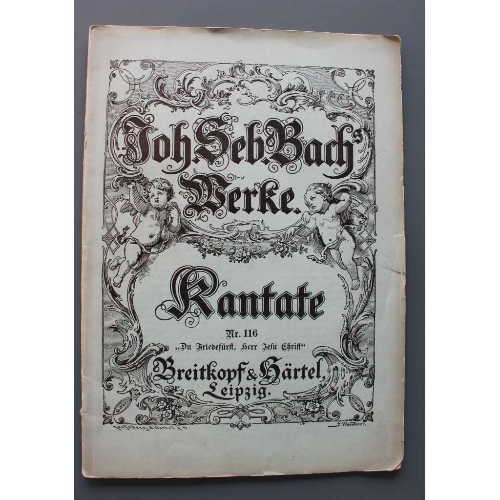 Kantate Nr. 116 (noty, piano-klavír, zpěv)
