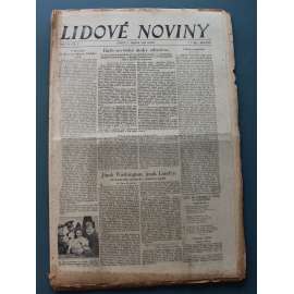 Lidové noviny 1943, roč. 51 (leden-únor) (deník, protektorát, druhá světová válka, mj. Stále prudké obrané boje, Hrdinný obraný boj u Stalingradu, Úder vojsk Osy v Tunisku, Velká řeč státního sekretáře K. H. Franka k českému národu)