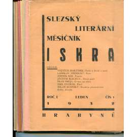 Iskra. Slezský literární měsíčník. Ročník I., čísla 1-10/1932 (časopis) Iskra. Slezský literární měsíčník. Ročník I., čísla 1-10/1932 (časopis)