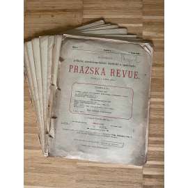 Pražská revue, ročník I., čísla 1-11/1892. Rozhledy politické, národohospodářské, umělecké a společenské (noviny, časopisy)